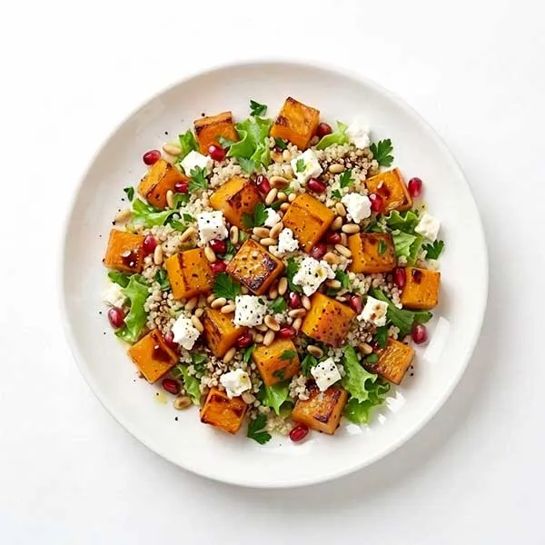 Roasted Butternut Squash & Feta Salad with Quinoa